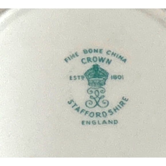 Vintage Crown Fine Bone China Pear Blossom Saucer - Made in England - Picture 5 of 5